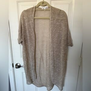 Say What? Cream Open-Front Cardigan Sweater